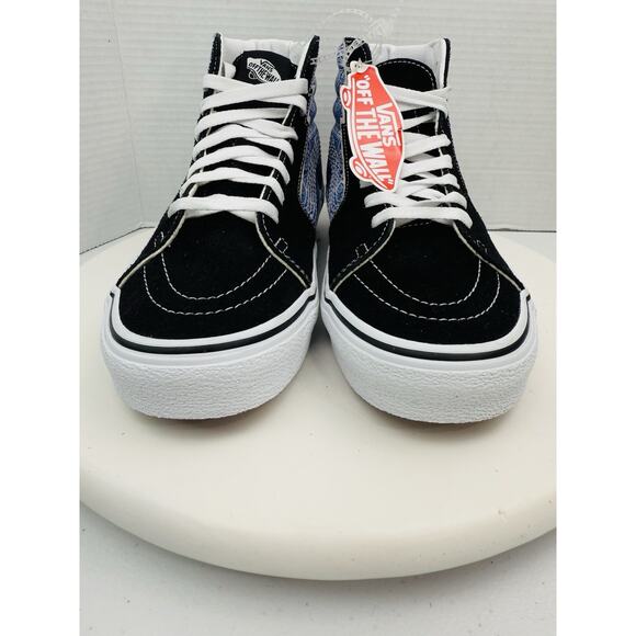 VANS Sk8-Hi Bolt Liquify Mens 8.5 Black Blue Suede Skateboard Skater Shoes main image 8